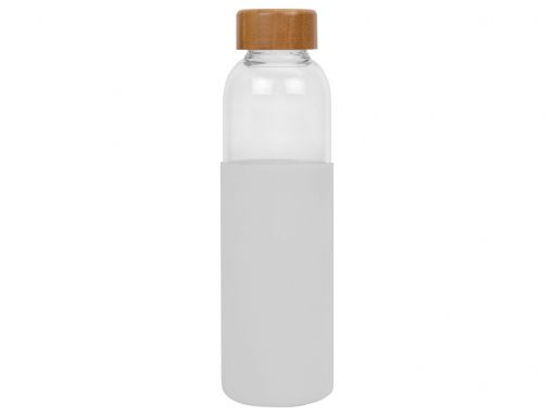 Стеклянная бутылка для воды в силиконовом чехле «Refine»