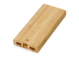 Внешний беспроводной аккумулятор из бамбука «Bamboo Air», 10000 mAh Внешний беспроводной аккумулятор из бамбука «Bamboo Air», 10000 mAh