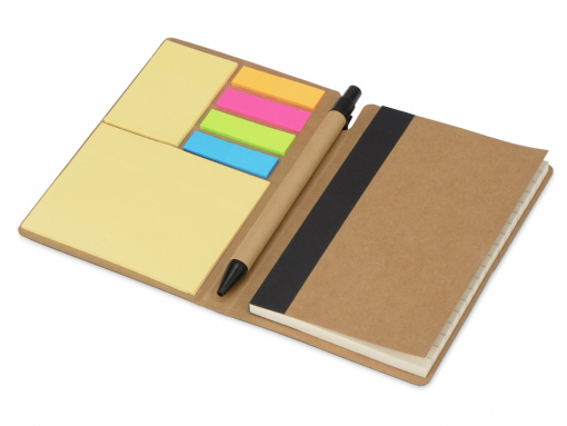 Блокнот А6 «Write and stick» с ручкой и набором стикеров