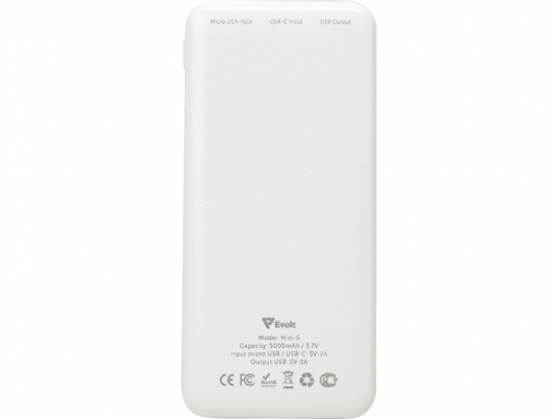 Внешний аккумулятор «Mini-5», 5000 mAh