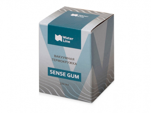 Вакуумная термокружка «Sense Gum», непротекаемая крышка, soft-touch