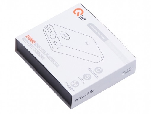 Внешний беспроводной аккумулятор 2-в-1 с функцией зарядки Apple Watch, QC/PD «AtomIQ», 10000 мАч