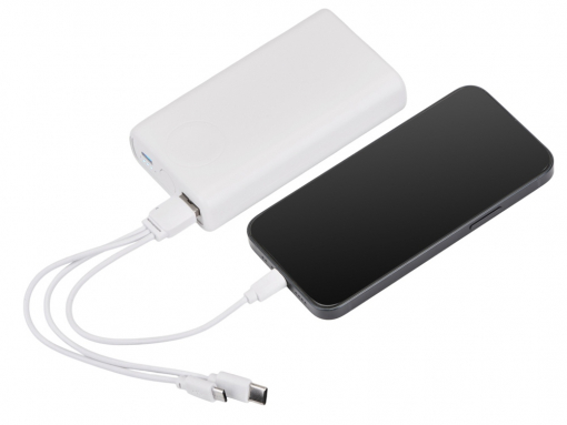 Внешний беспроводной аккумулятор 2-в-1 с функцией зарядки Apple Watch, QC/PD «AtomIQ», 10000 мАч