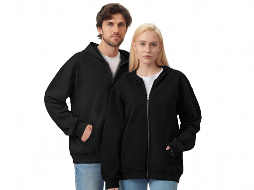 Толстовка оверсайз с капюшоном на молнии «Monaco»