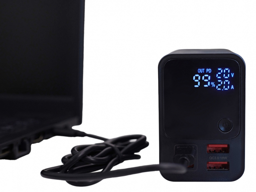 Внешний аккумулятор для ноутбуков «EpIQ», 100 Вт, 30000 mAh