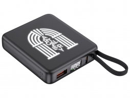 Внешний аккумулятор с подсветкой лого «Nex», 5000 мАч Внешний аккумулятор с подсветкой лого «Nex», 5000 мАч