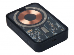 Беспроводной магнитный внешний аккумулятор с QCPD «MagnifIQ», 10000 мАч, 15 Вт Беспроводной магнитный внешний аккумулятор с QCPD «MagnifIQ», 10000 мАч, 15 Вт