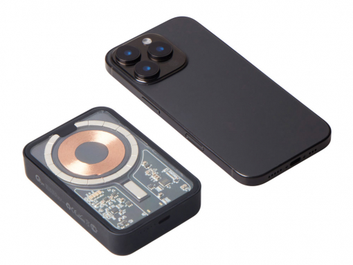 Беспроводной магнитный внешний аккумулятор с QCPD «MagnifIQ», 10000 мАч, 15 Вт