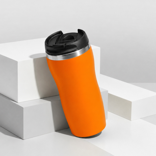 Термокружка «Double wall mug С1» soft-touch, 350 мл
